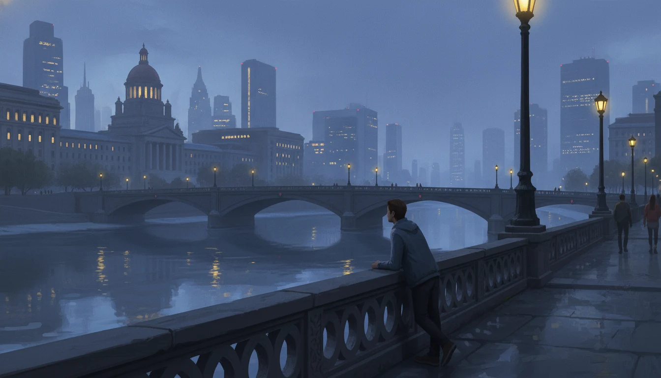 Bridge at blue hour